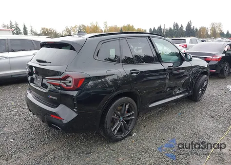 2022 BMW X3 M40I z USA, uszkodzony, nr VIN 5UX83DP09N9N25437